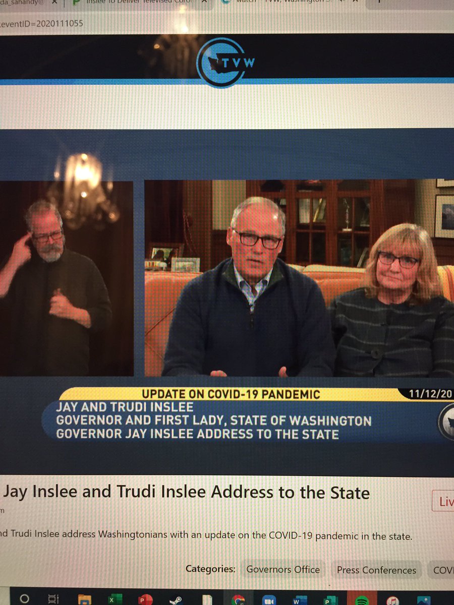 SheidaSahandy's tweet image. this is what leadership looks like- jay and trudi inslee asking us to make the hard but right choices about the holidays. @TrudiInslee  @GovInslee #itsoktonotfeelok