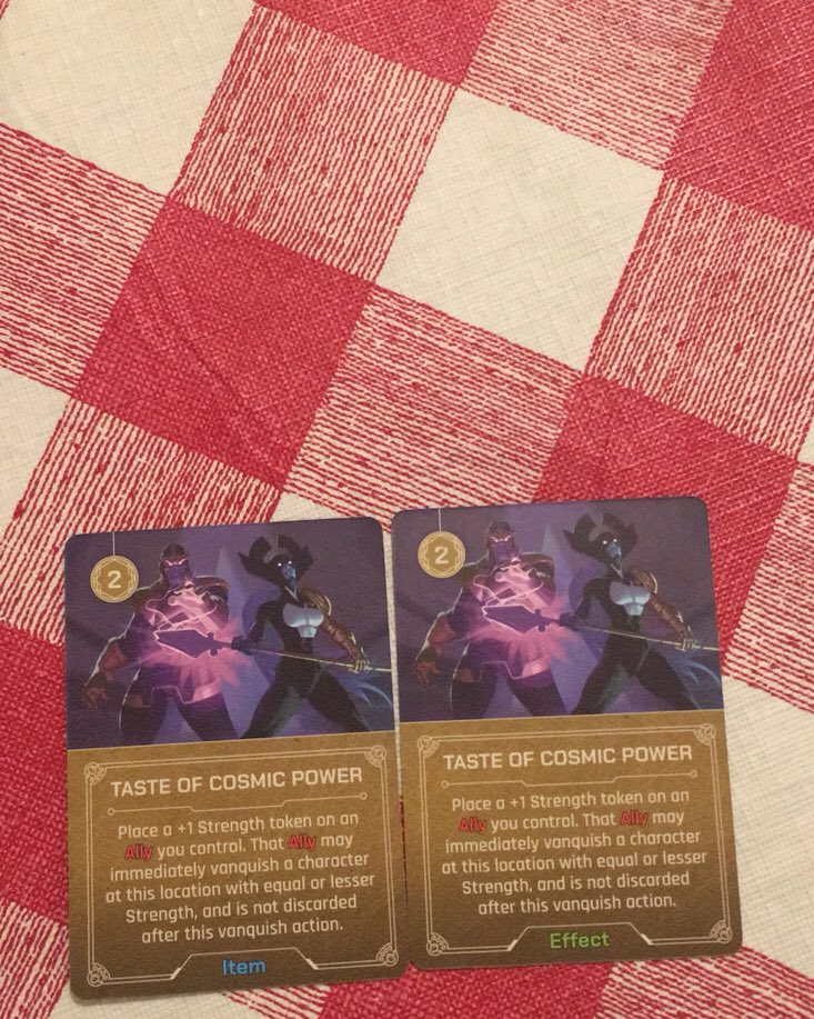 Mandyy_91's tweet photo. @RavensburgerNA  I think you made a mistake and both were suppsed to say effect! lol 🤦🏻‍♀️🙈😛.. #disneyvillians #marvelvillians @Marvel @DisneyABC @WDWToday https://t.co/1p56dUU5Bl