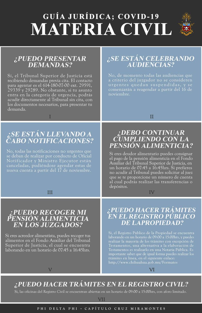 PDPCMInn's tweet photo. El Capítulo Cruz Miramontes les comparte esta guía de orientación jurídica, donde podrán encontrar información legal respecto situaciones o problemáticas derivadas de la emergencia sanitaria COVID-19. Esperamos les sea de gran utilidad.
#wethestudentsofphideltaphi https://t.co/FFUYA4K34u