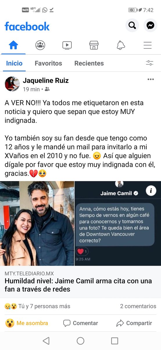 dams8424's tweet photo. @jaimecamil que tienes que decir de estoooo??? Y eso es cierto Jacky siempreeee habla de ti. https://t.co/in5amZIgdi