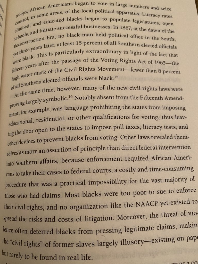 RapkinAaron's tweet photo. it seems to me that denying felons the right to vote and voter id laws are just a modern version of the laws described here. https://t.co/6cK80AHPao