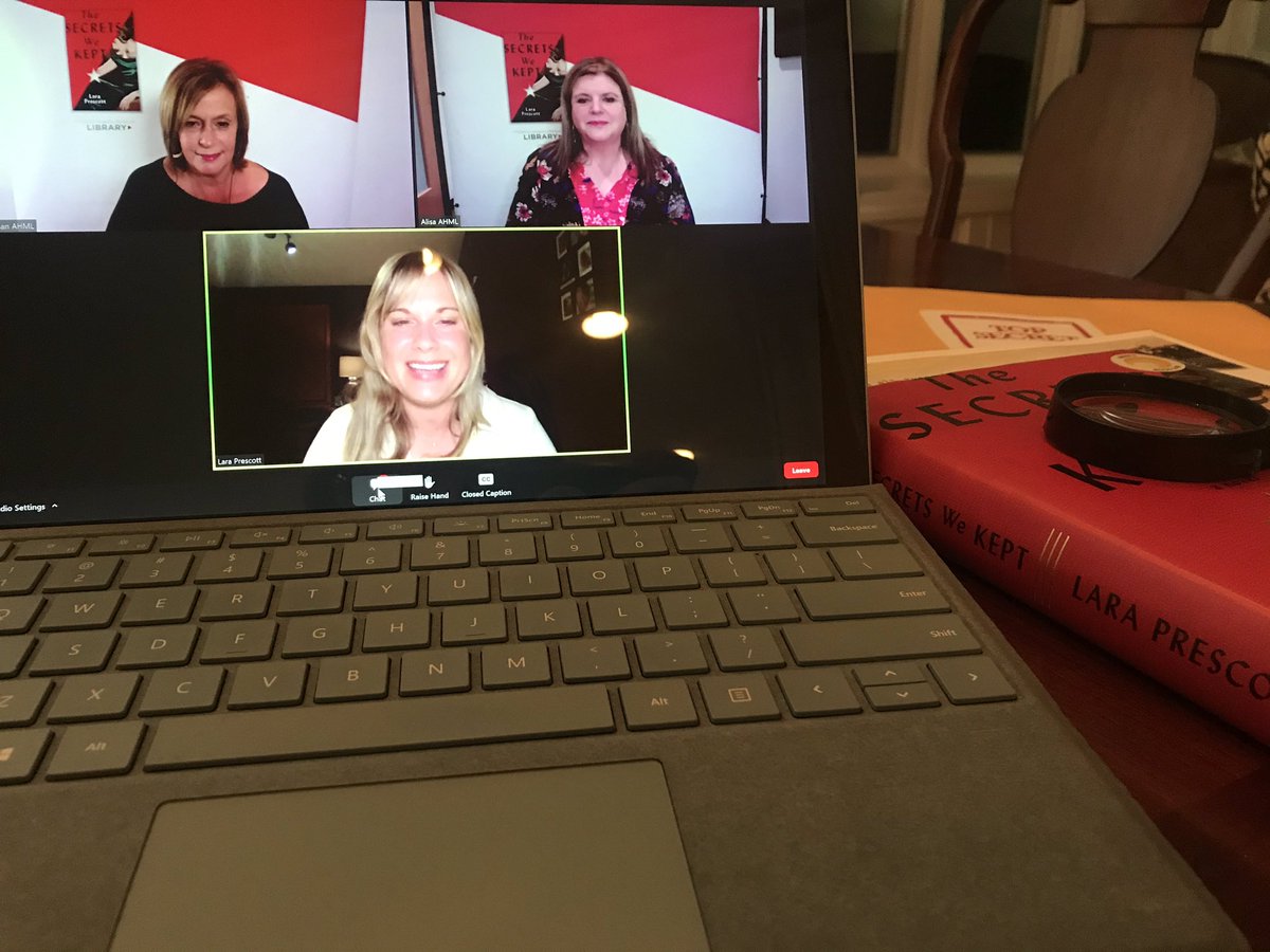 ahml's tweet photo. #OBOV2020 author event underway with @laraprescott, author of The Secrets We Kept! Learning so much about the 1950s & life during the Cold War. #OneBookOneVillage #AHMLSecretsWeKept #communityread https://t.co/1eG27x51iG
