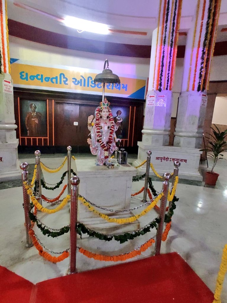 jobanmodhaa's tweet photo. All set for the grand opening of India's first Ayurveda institute of national importance at Jammagar Gujarat by prime minister @narendramodi jee @PMOIndia 
#ITRA 
#AyurvedaDay2020 
#AatmaNirbharBharat 
#COVID19 https://t.co/czIm23CCQi