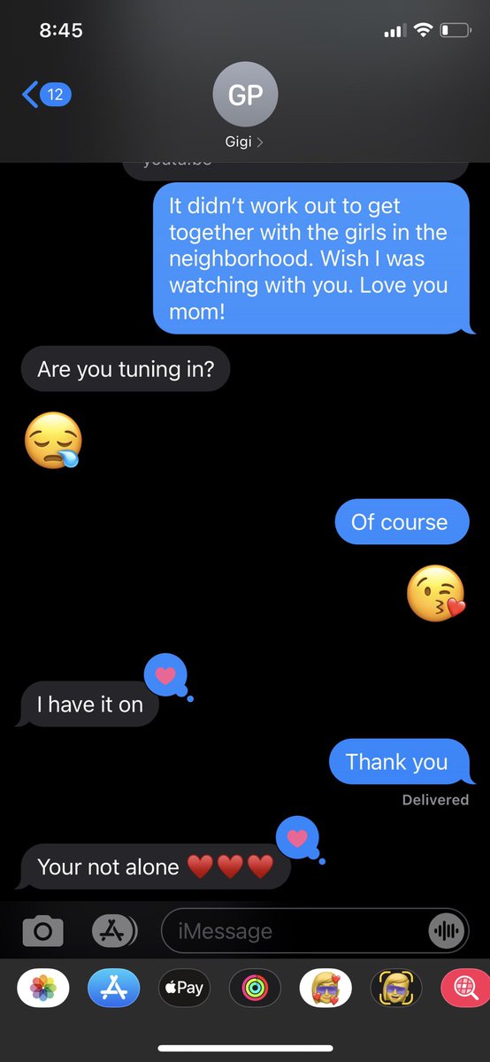 klpofahl's tweet image. @hollyfurtick Thank you for your words and for being the MVP. My group didn’t get together for a #reflect2020 watch party so what did I do... I texted my mom! Even though she is miles away she joined just so I wouldn’t be alone!