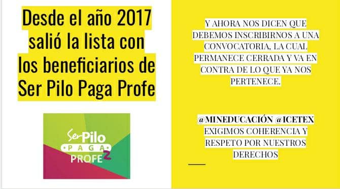 Angel10293327's tweet photo. #serpiloprofenopaga 

@Mineducacion 
@ICETEX https://t.co/IRdwLvcKE7