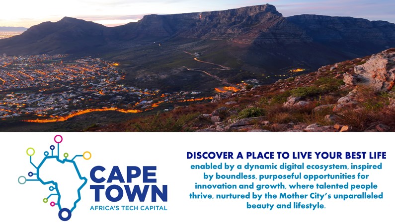 WesternCapeGov's tweet image. To find out more about how you can participate in building the profile of the Cape as Africa’s Tech Capital, visit: bit.ly/2Uab0gD or bit.ly/3khV4no
#GoDigitalWC #AfricasTechCapital #AfricasTechHub