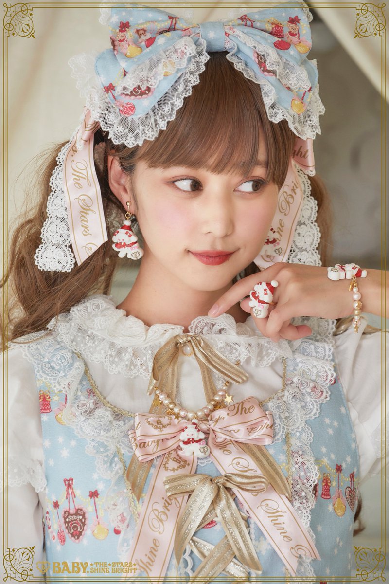 ⭐︎BABY新作情報⭐︎】「くみゃちゃんのクリスマスマーケット柄