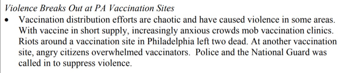 Bioterrorism Exercise Andrews Air Force Base June 22-23, 2001  https://www.centerforhealthsecurity.org/our-work/events-archive/2001_dark-winter/Dark%20Winter%20Script.pdf