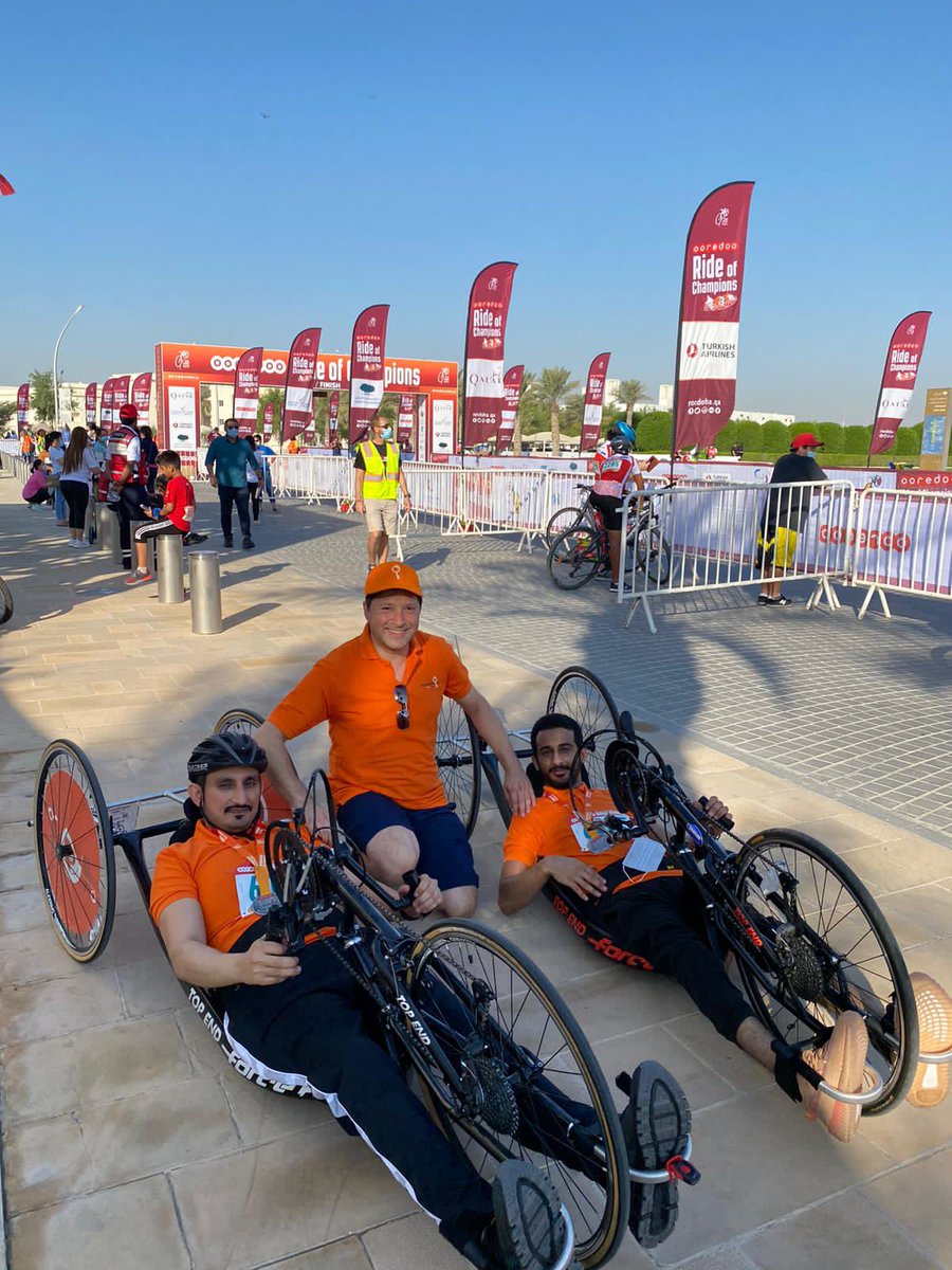 Accessible Qatar took part in the first ever inclusive Ride of Champions 2020! Congratulations to our Accessible Qatar ambassador for mobility impairment Abdulrahman Al Yafei and to all other participants.