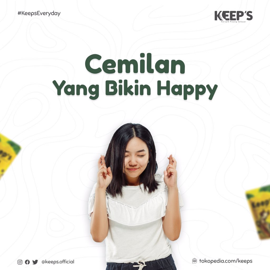 OfficialKeeps's tweet photo. Kamu lagi badmood?⁣
Mau happy terus? ⁣
Nih cemilan yang bikin happy seketika.⁣
⁣
Kenapa?⁣
Pisang buah yg kaya manfaat yah?⁣
⁣
Iya betul, pisang kaya akan vitamin, baik untuk pencernaan, mencegah penyakit stroke kaya serat dan BIKIN HAPPY!

#ngemil #cemilan #kuliner https://t.co/SqItdEh5RW
