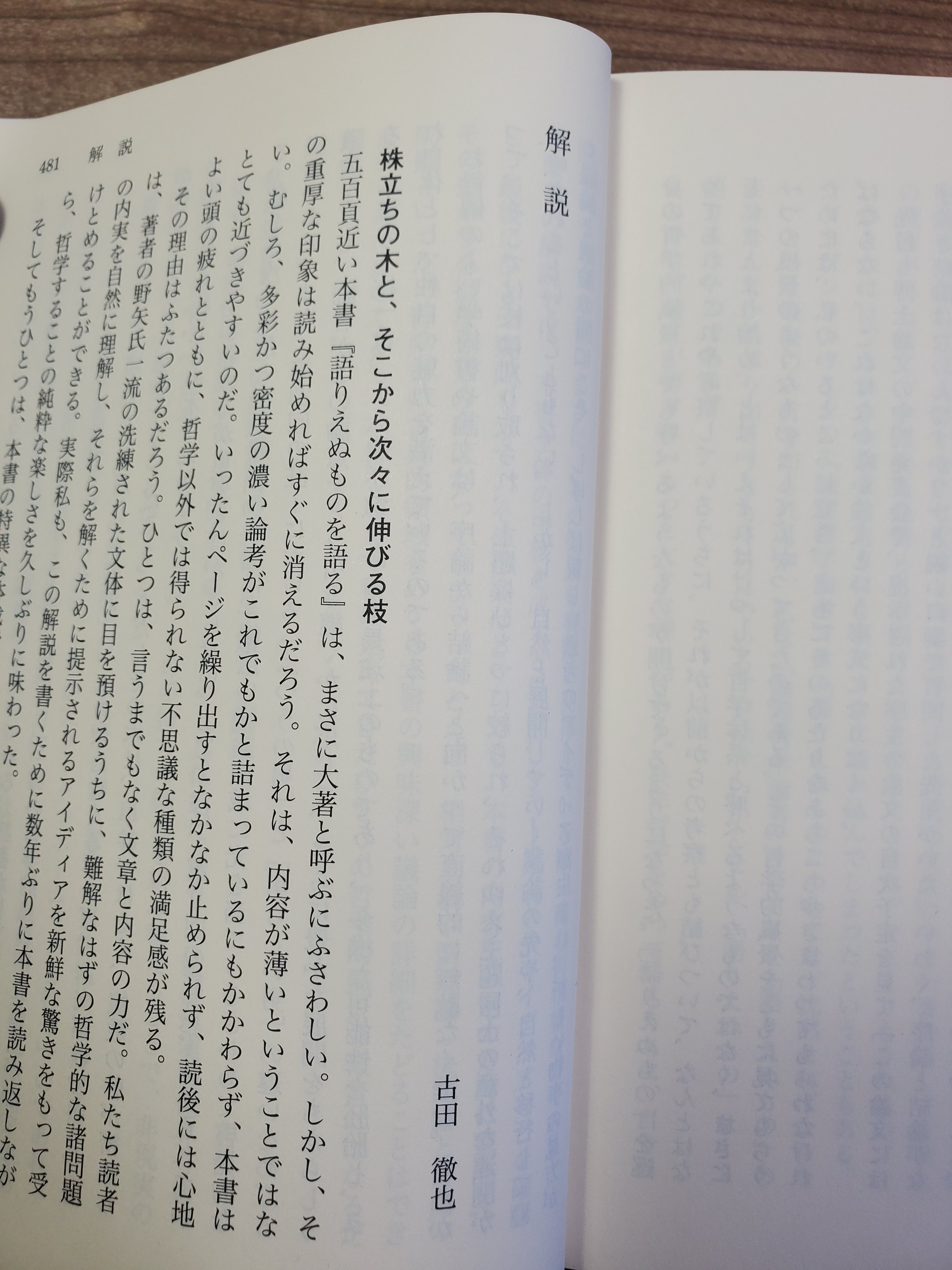 古田徹也 このゲームにはゴールがない 発売 野矢茂樹先生の名著 語りえぬものを語る が講談社学術文庫に入り 私が解説を寄せました これ以上ないほど力を入れて執筆した 9千字強の文章です さらになんと その解説に対する野矢先生のリプライも