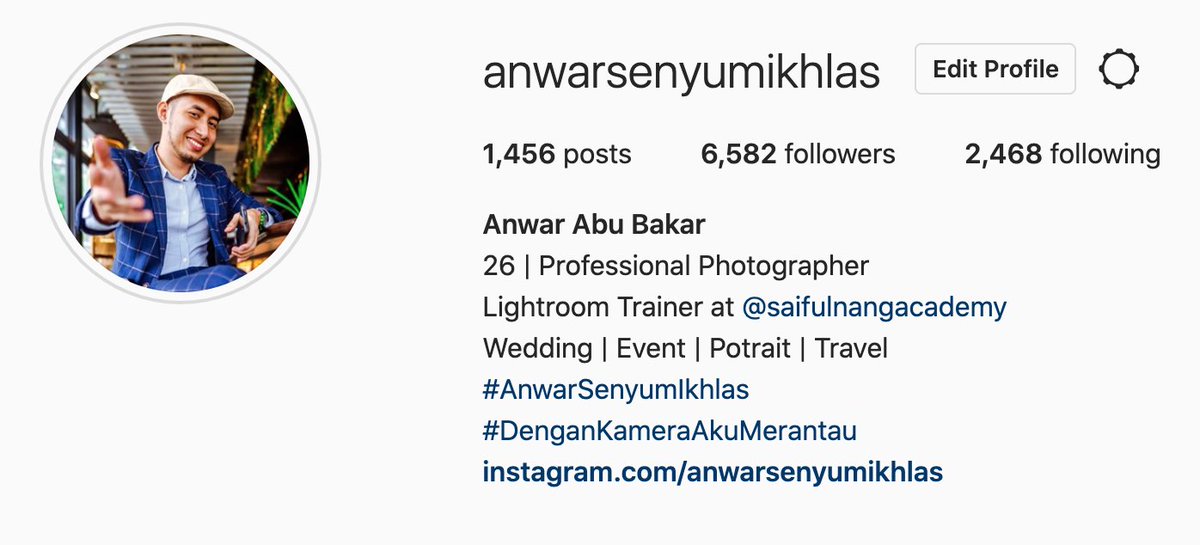 Saya tamatkan thread ini dengan menjemput follow IG saya @ AnwarSenyumIkhlas  http://instagram.com/anwarsenyumikhlas
