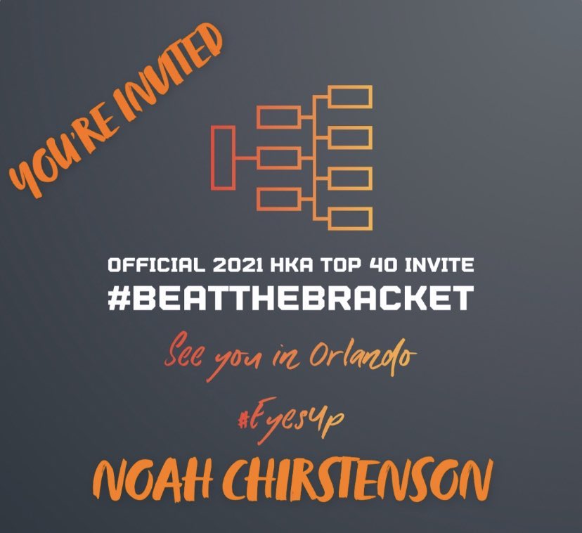 Thanks <a href="/HKA_Tanalski/">Adam</a> for the invite. Can’t wait to compete with the boys again!!!