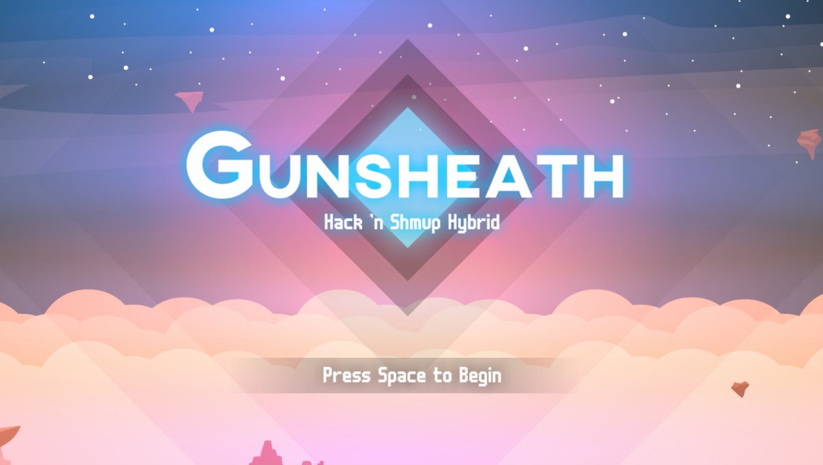nujakujata's tweet photo. My hack-n-shmup Gunsheath needs your feedback! Download v0.3 and check out the game's first 3 levels, bosses, and a horde of weapons, armor, and special gear items. https://t.co/G29OuvL8mz https://t.co/QpbiGK5erB