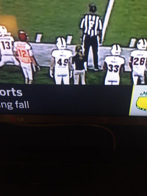 frogfootball's tweet photo. Great to see former Frog, Brooke Daniel on ESPN as a student manager for the Miami of Ohio football team. Brooke was a 4 year manager and 2 year middle school player for us. Go Brooke! https://t.co/AbvdECDumc