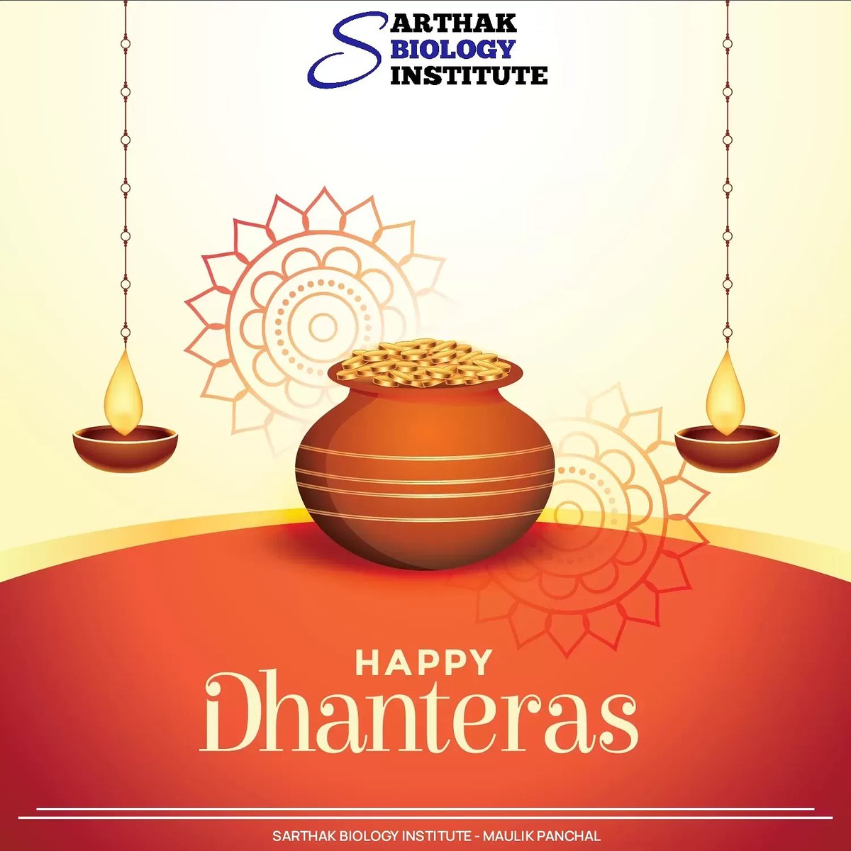 Maulik_sir's tweet photo. HAPPY DHANTERAS 🙏
#sarthakbiologyinstitute
#maulikpanchal
#Dhanteras2020 
#HappyDhanteras 
#धनतेरस_की_हार्दिक_शुभकामनाएं 
#maulikpanchalforbiology https://t.co/UPifEt3WXD