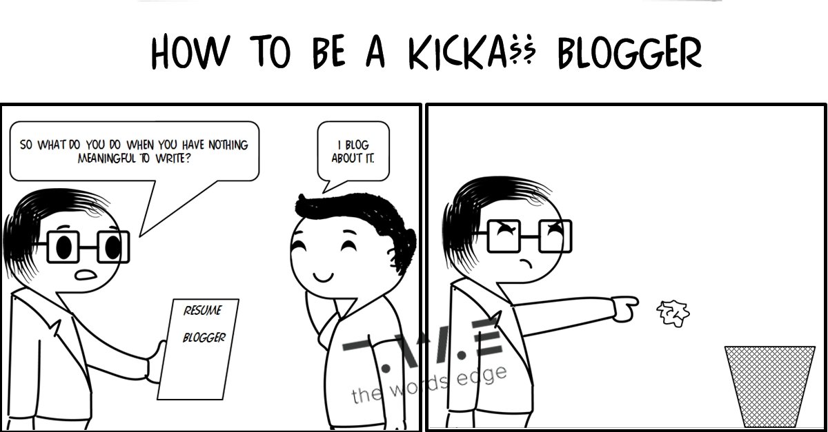 the_wordsedge's tweet photo. Name some ways you find ideas to write❓💡 

#TGIFcomics #blogger  #blogging  #writingtips  #comics  #inspiration #TWE #TheWordsEdge https://t.co/f4RiMpUTJi