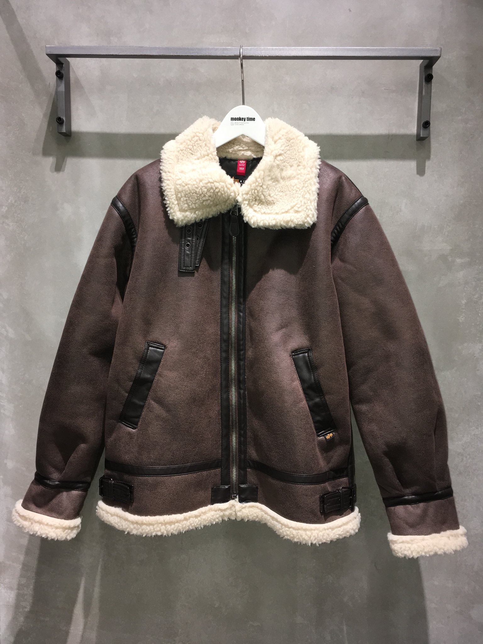 ALPHA INDUSTRIES × monkey time B-3