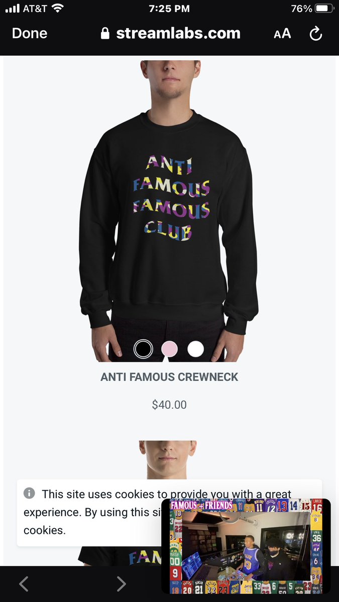 Tx2monique's tweet photo. FAMOUS merch available right now link is in the chat of his live stream on twitch!! 

https://t.co/jml3FBhuVT https://t.co/cRYKuHA2r7