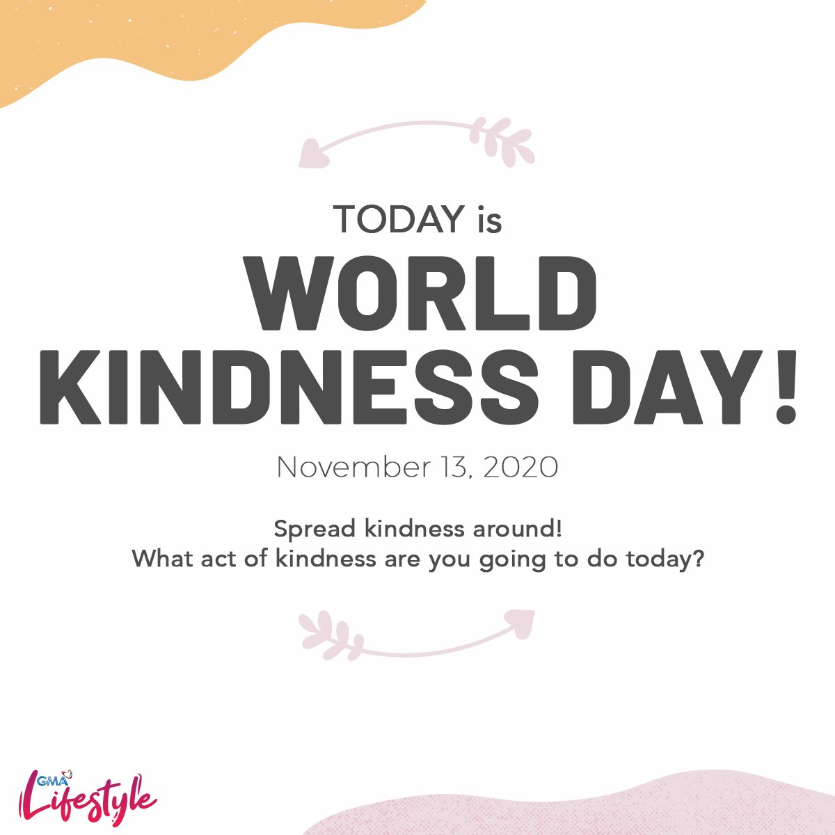 gma_lifestyle's tweet photo. "I won't skip ads when I watch videos from my favorite content creator!"

Today is #WorldKindnessDay! What small act of kindness will you do to celebrate? Let us know! 😇 https://t.co/nXi3qRHcRh