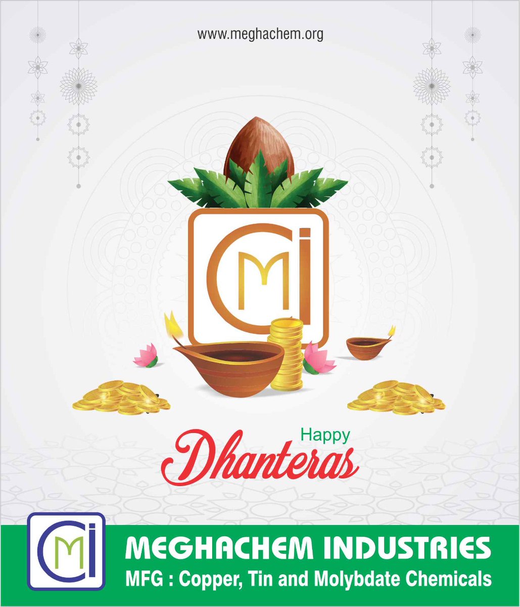 TheHardikP's tweet photo. May Goddess Laxmi bless you with great success and many more opportunities. Wishing you and your family a very Happy Dhanteras 2020.
#Dhanteras #Dhanteras2020 #धनतेरस #HappyDhanteras2020 #MeghachemIndustries #Manufacturer #QualityAssurance #India #HappyDiwali https://t.co/gI4jWmnPlh