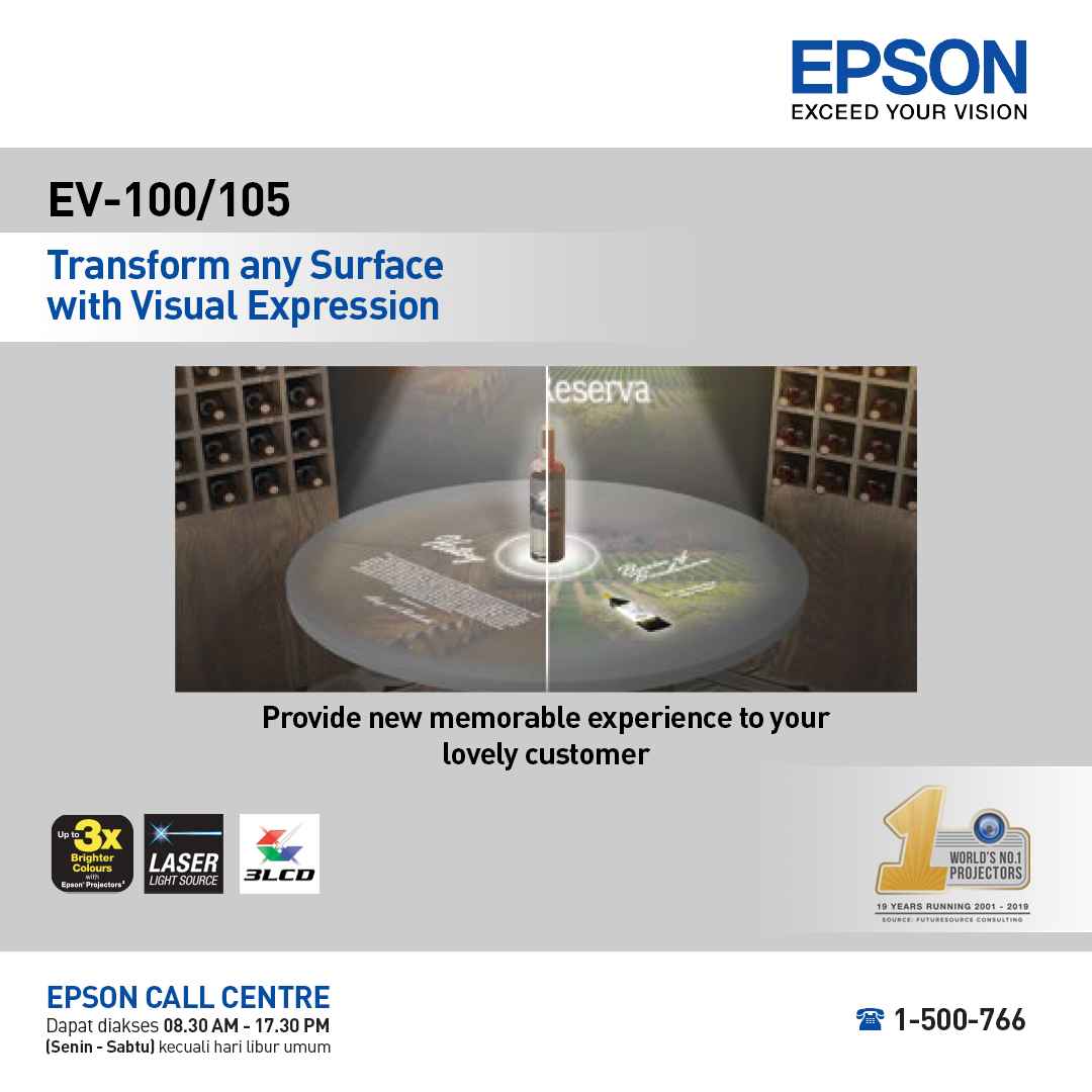 EpsonIndonesia's tweet photo. LightScene memberikan Anda banyak ide untuk mempromosikan produk atau menghadirkan nuansa berbeda di outlet atau pun resto/café Anda.
Informasi lengkap: https://t.co/ENYEdlKFaH
#LightScene
#restaurant
#café
#butik
#proyektor https://t.co/eWoDoNhUis