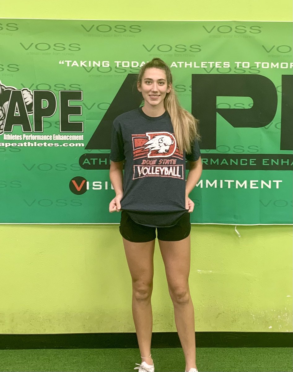apeathletes's tweet photo. Congrats to our #apeathlete and Desert Ridge OH Sadie Bluth on her signing to @DixieState! Super proud of this girl. Been on her #apegrind 🔥#VCA #apeladies https://t.co/1MaXk2SS8U