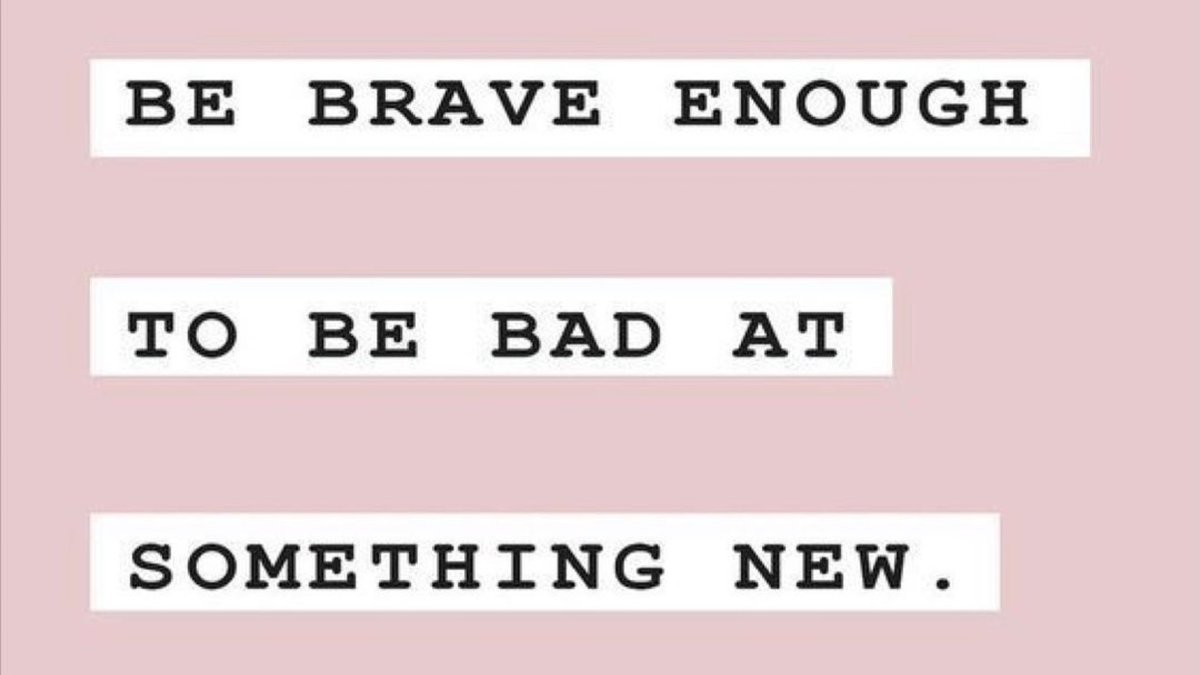 When’s the last time you challenged yourself to learn or do something new? It may be humbling at first, but it will be worth it! #edchat