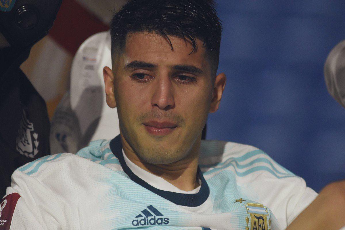CLMerlo's tweet photo. 🚨🚨 Lamentablemente se confirma lo anticipado: Exequiel Palacios se fracturó. https://t.co/rtstUaEGSb