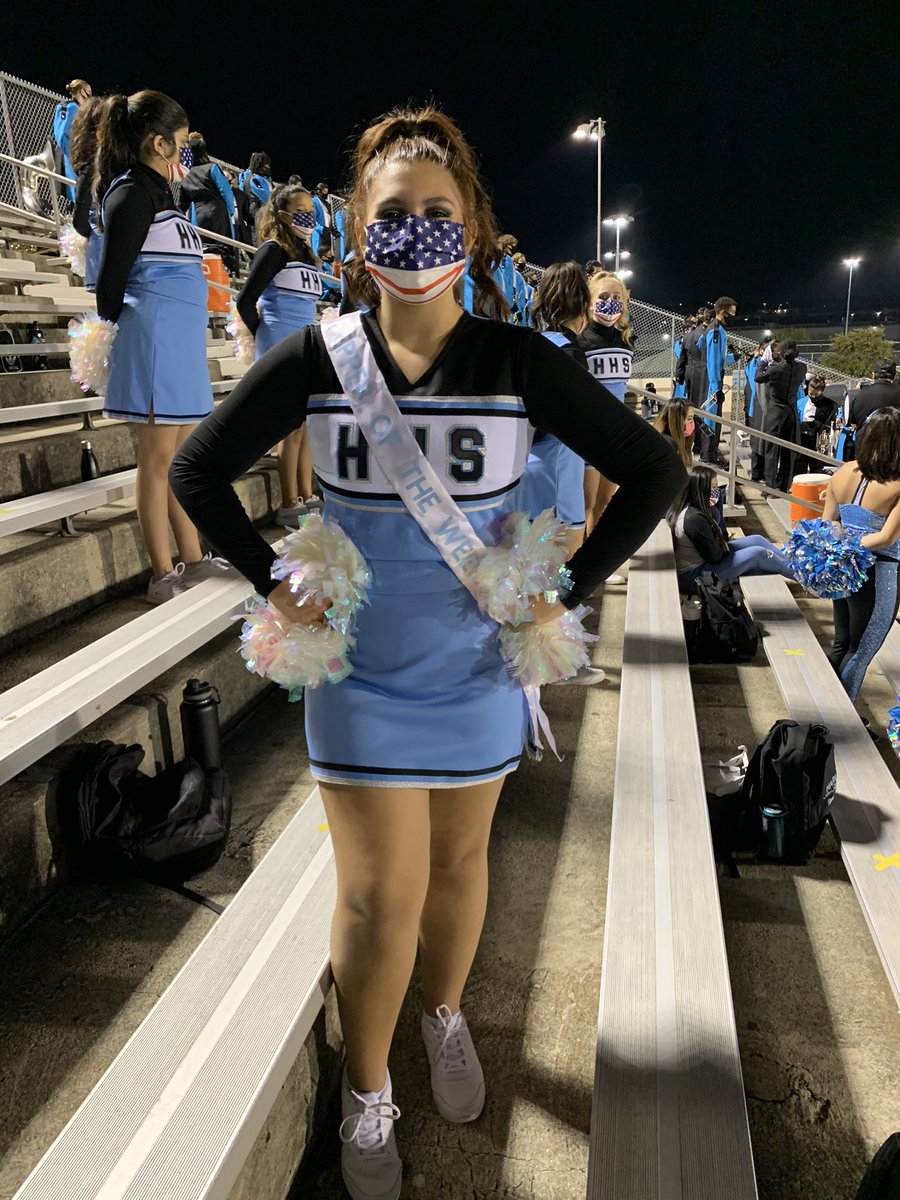 Congrats to the Pepper of the Week! Angelina Moreno! <a href="/Harlan_Pep/">Blue Talons Pep Squad</a>