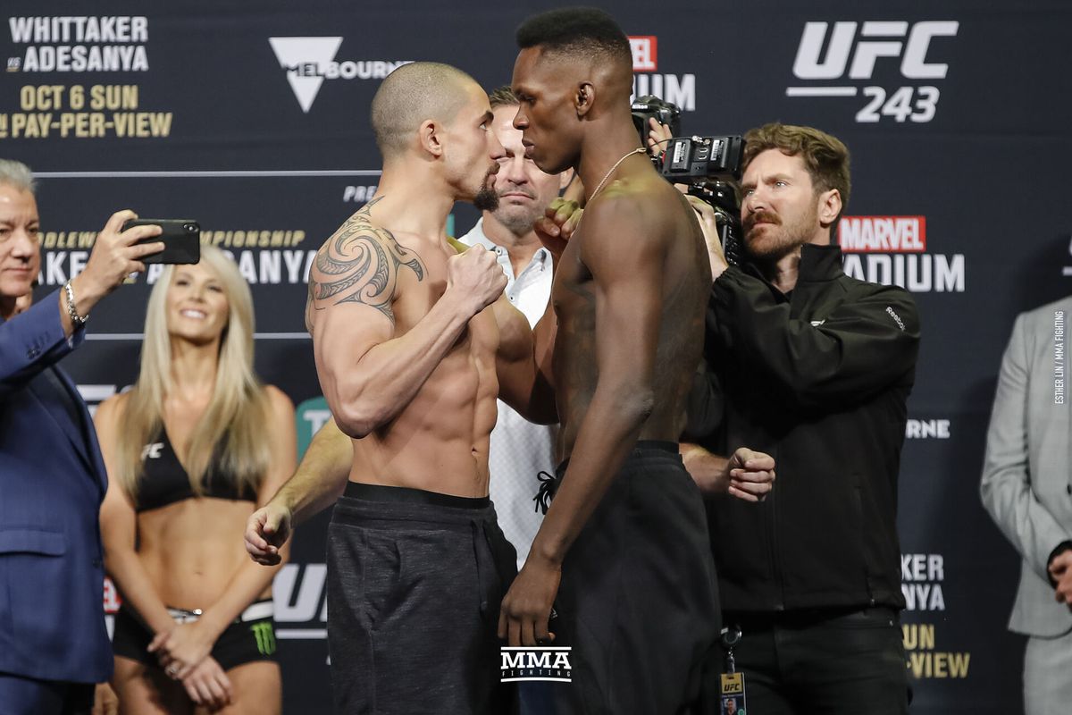 4. Adesanya vs Whittaker 2