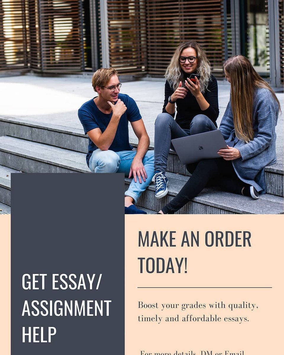 essaytutor1's tweet image. For assignment and Essay writing Services
You can email us at bestgradessays@gmail.com or Phone Number: +19404730008. For More Details Visit