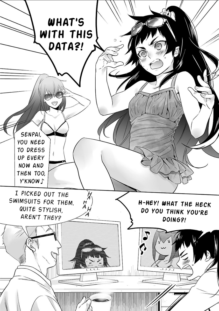 ns2c_'s tweet photo. Behold the beach bods of the digital duo! Amadeus Kurisu is determined to visit the beach, and she'll bring her cute upperclassman with her whether she likes it or not!
A newly-translated side story from the #SteinsGate Epigraph Trilogy is now available to read. Enjoy! https://t.co/i16rXHALIZ