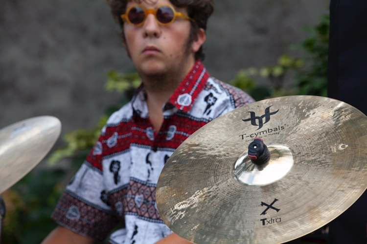 Drummer / Percussionist Edoardo Bolamperti with his T-cymbals set up.

#tcymbals #cymbals