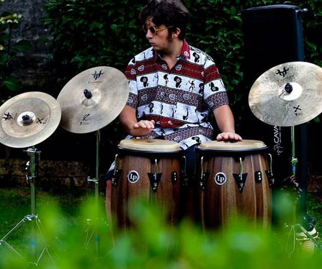 TCYMBALS's tweet image. Drummer / Percussionist Edoardo Bolamperti with his T-cymbals set up.

#tcymbals #cymbals