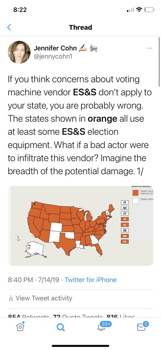 14/ From last year. That the GOP will criticize only Dominion—a company whose market entry was supposed to break up ES&S’s stranglehold on the market—is a “tell.” ES&S is larger and blatantly corrupt. It’s equipment is insecure & they lie about it.