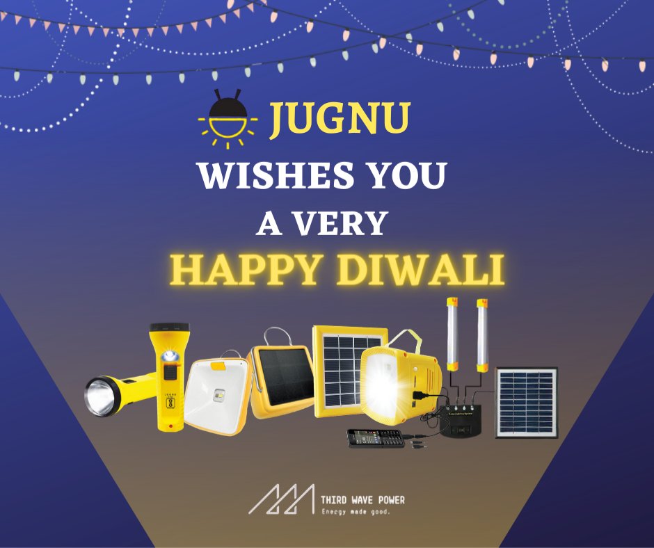 ThirdWavePower's tweet photo. This Diwali, let's pledge to keep the environment pollution free and celebrate a clean Diwali with Jugnu.

#twp #thirdwavepower #solarenergy #happydiwali #diwali2020 #affordableenergy #jugnuproducts #solarproducts #cleanenergy #solarpanels #energyefficiency #mfi #sme #NGO https://t.co/CvpXc2PvW3