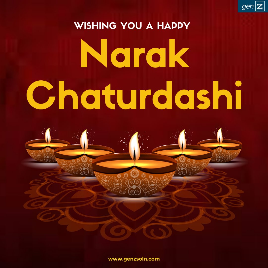 genZSolutions's tweet photo. gen Z solutions Wish The #NarakaChaturdashi to your friends, family, loved ones.
#Happy #Naraka #Chaturdashi!!!
#genzsolutions #genzsoln #2020 #Pune #festival #Celebrations #Diwali #enjoy #sweet #gold #god #relatives #diwali#special #diwali #india #happydiwali #love https://t.co/HQAhbSX7or