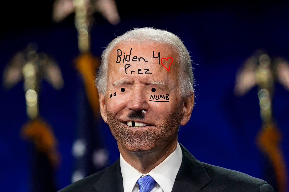 Sour_Trail's tweet photo. BIDEN 4 PREZ #Biden #BIDEN4PREZ #Biden2020 #BidenTransition https://t.co/c9Kbxe0wqs