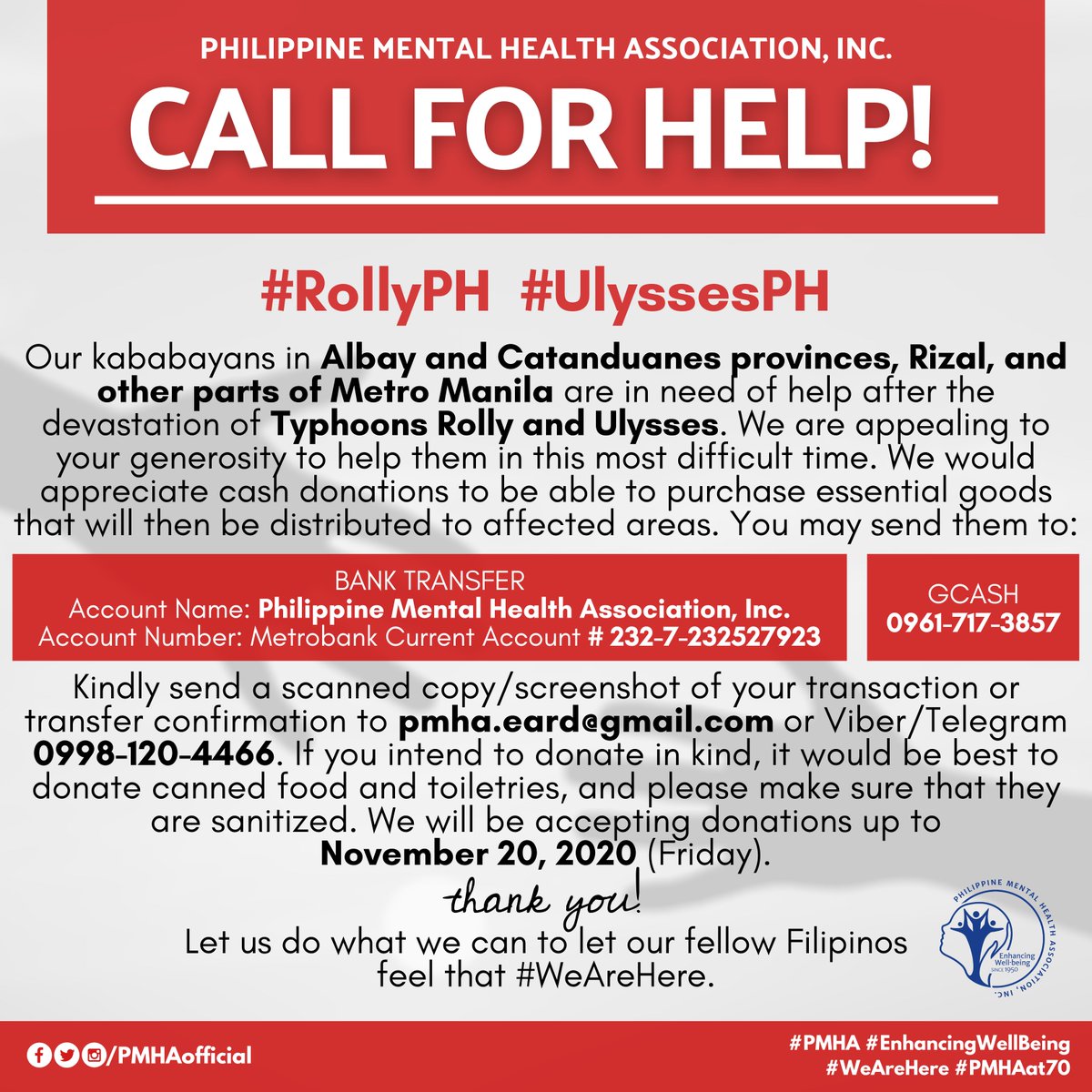 PMHA National Office tweet media