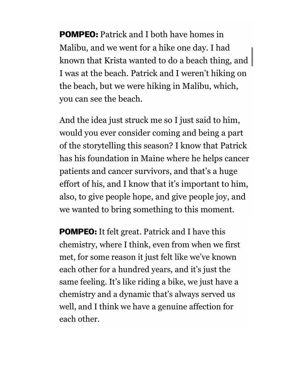 greyspostit's tweet photo. Ellen picked Patrick to play Derek the first time. now she asked Patrick to return. MEANT TO BE https://t.co/P0d9PFBmEz