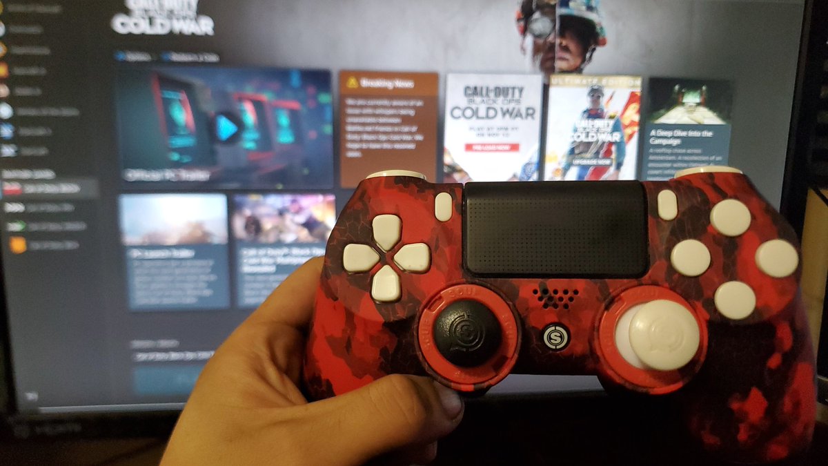 Update: I haven't played COD in months but decided to brush off my scuf. I got it fixed thanks to <a href="/JACisRAW/">JACisRAW</a> . Now it's time for the annual tradition to take Gfuel to pull an all night &amp; look at the error code cuz COD never works the first night 🙃 just like old times