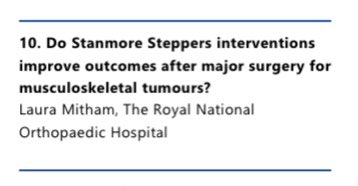 LauraMitham's tweet photo. Extremely excited about #BOOS2020 today! Does Stanmore Steppers help our patients @RNOHnhs? https://t.co/idMxM7Tsev and follow the links to the poster viewing section and find out!! @RnohTherapies https://t.co/nO38LSYQ7C