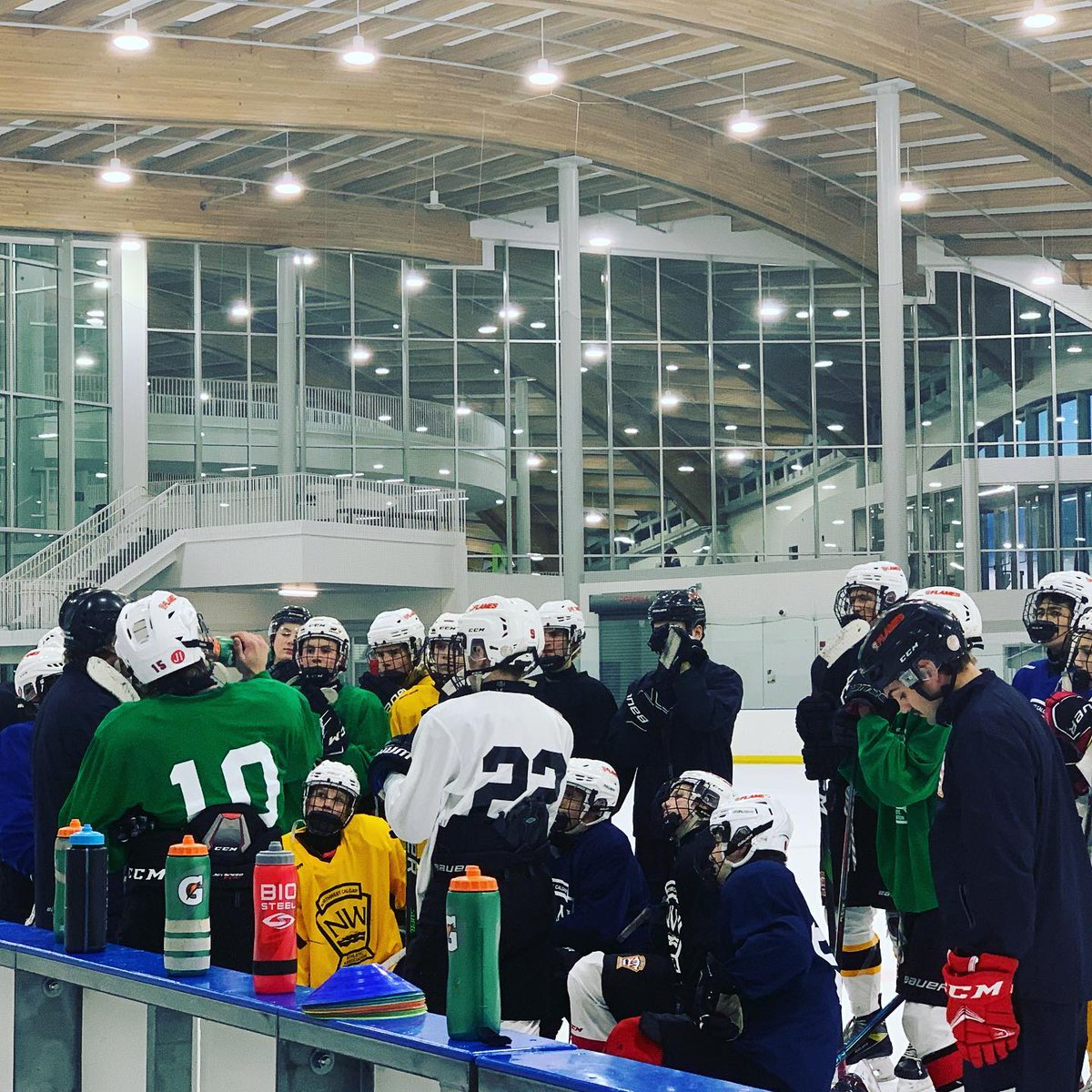 Last practice this evening before the break.  Flames got 2 of the 3 game series in against the royalsu15aaa with a win and a tie.  #staysafe