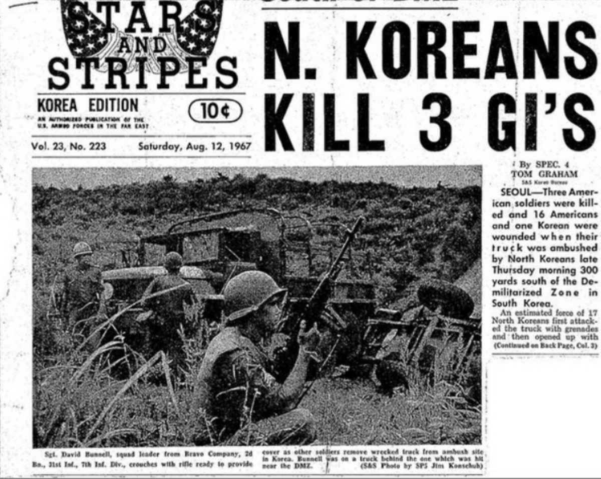 The situation slightly improved for U.S. troops when a fence was erected to slow down nK infiltrators, but duty along the DMZ remained deadly. Receiving orders to Korea for a one-year tour of duty became known as getting a “hardship tour.”
