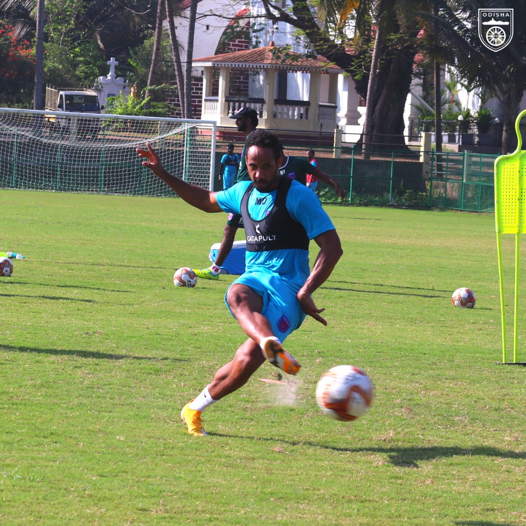OdishaFC's tweet photo. Man on a mission🚀

#OdishaFC #AmaTeamAmaGame #MO24 https://t.co/vccXU4u2eN