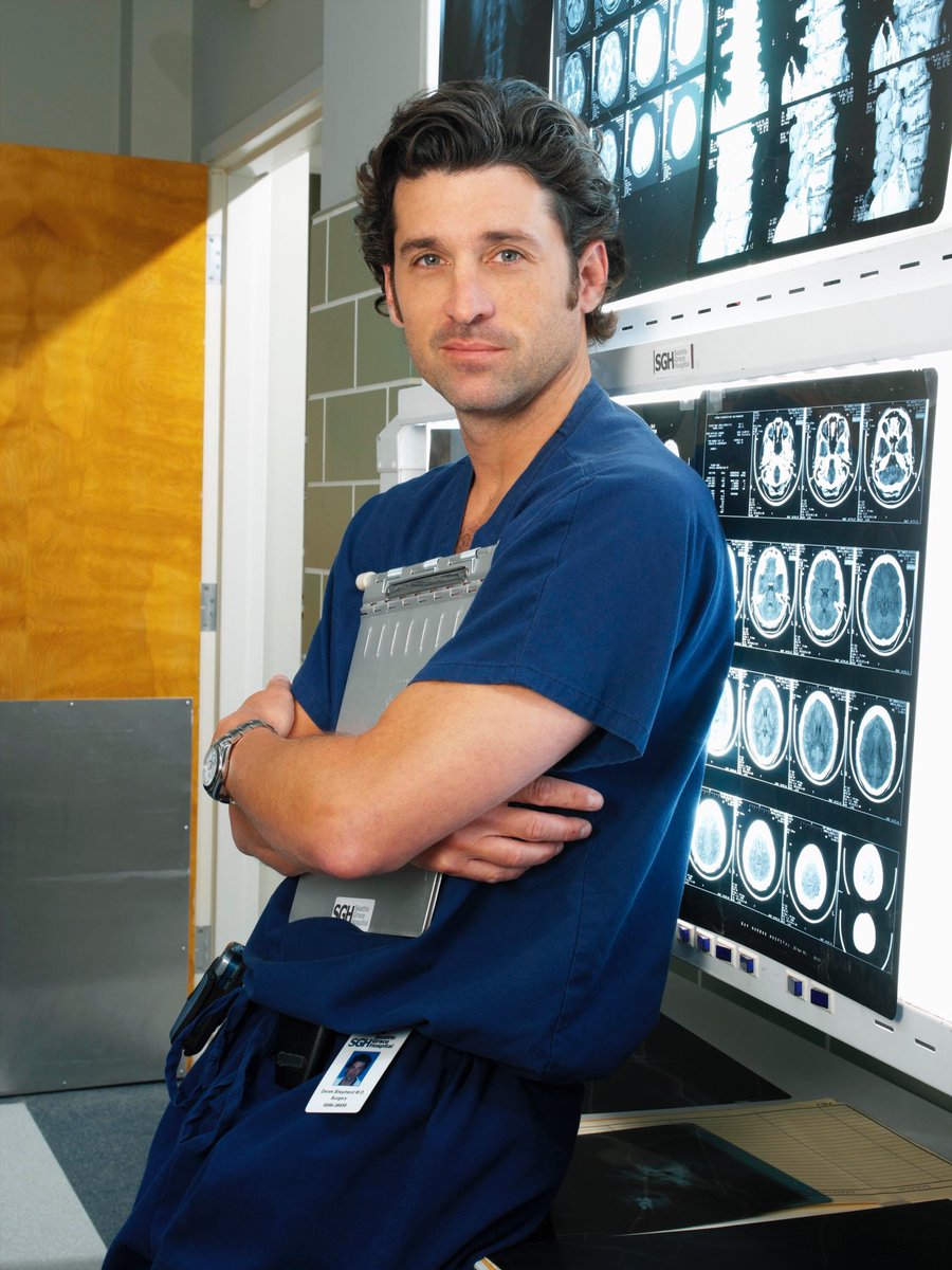 eballer14's tweet photo. The only fix to 2020 is Derek Shepherd! Shonda why did you do this to us? We missed you Mcdreamy 😥😍 #GreysAnatomy https://t.co/4PShFpFWas