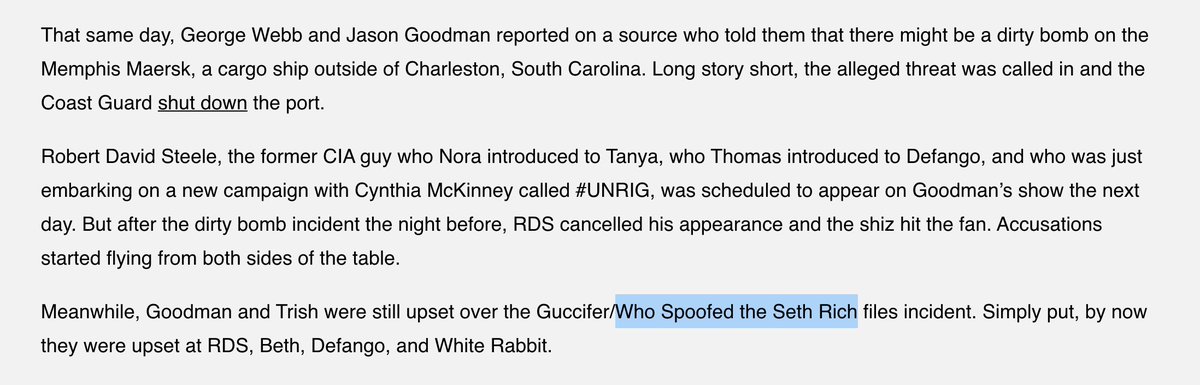 They're also involved in calling in a fake radioactive bomb threat at the Charleston port in 2017. Hard to tell if that was a publicity stunt, or if they were testing our threat response for a foreign adversary. 7/