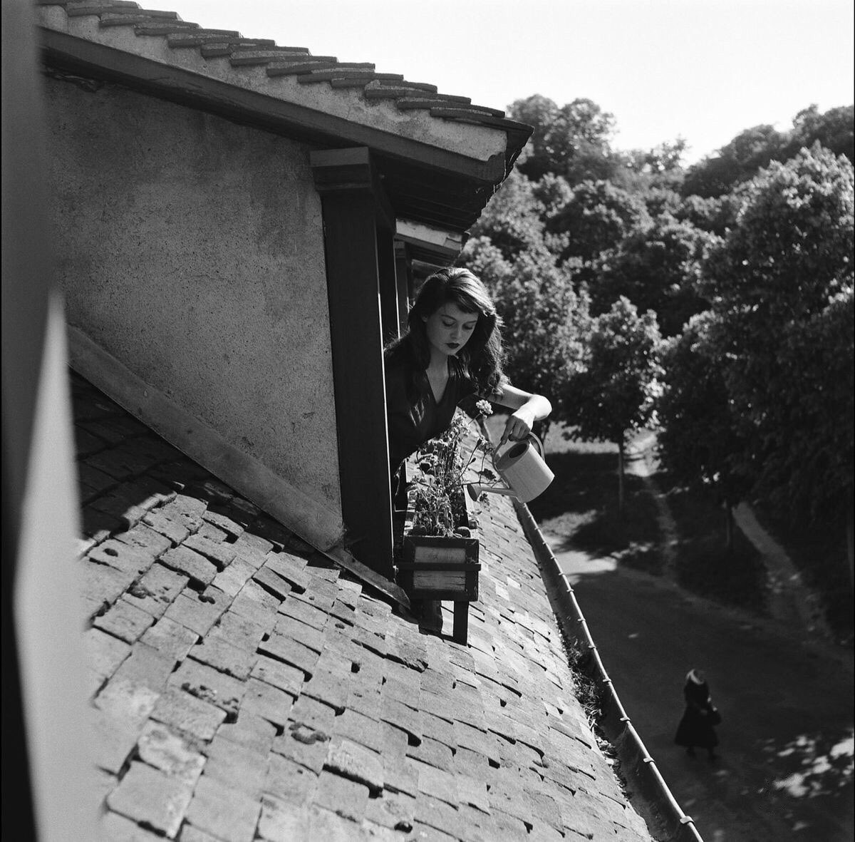 Brigitte Bardot with her family at her grandparents’ house in May 1952. Photos by Walter Carone.“That house holds my fondest childhood memories,” BB wrote in her autobiography. It’s located at 17 Rue du Général Leclerc in Louveciennes, near Paris.