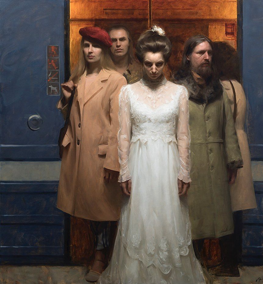 Not gonna lie, I'm obsessing over this big time! Nick Alm's ”Subway Bride”.
...
#beautifulbizarre #nickalm #subway #subwayart #oilpainting #oiloncanvas #figurativeart #figurativepainting #bride #ghostly #figurative #newcontemporaryart #contemporarypainting #haunted